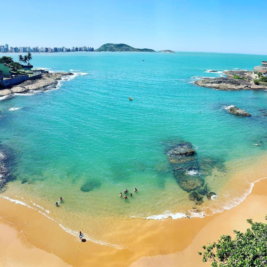 Apartamento Vista Do Mar, Pe Na Areia E Aguas Tranquilas, No Cento De Guarapari Esterno foto
