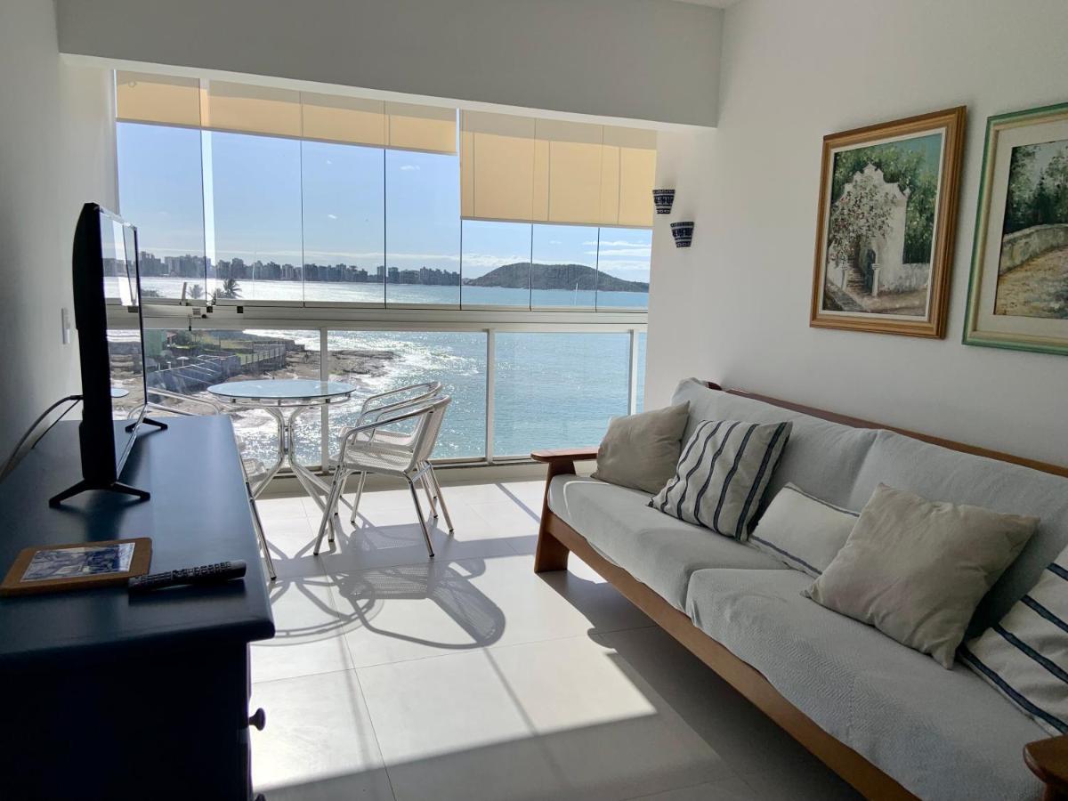 Apartamento Vista Do Mar, Pe Na Areia E Aguas Tranquilas, No Cento De Guarapari Esterno foto