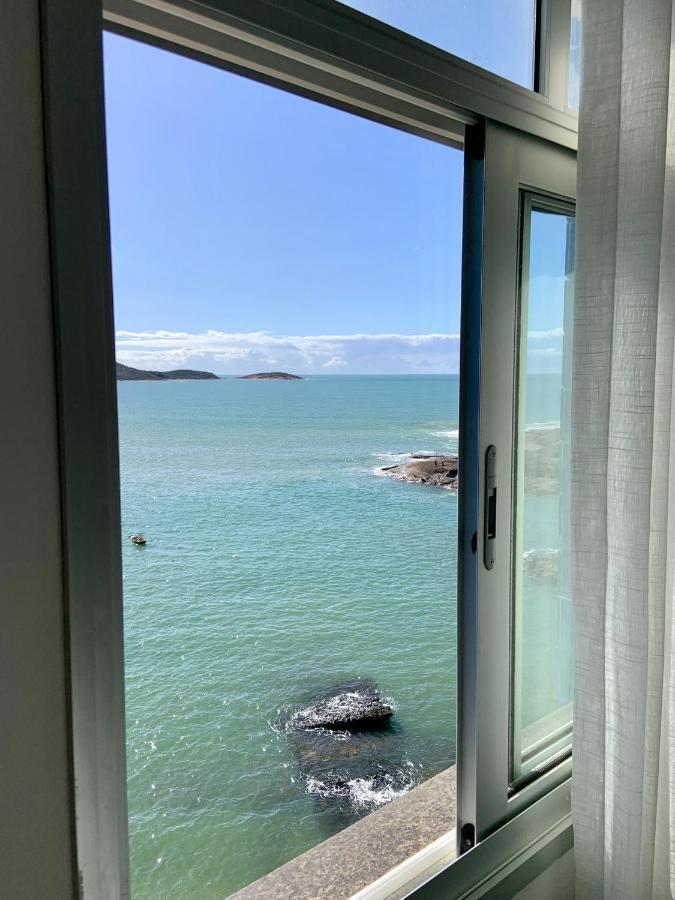 Apartamento Vista Do Mar, Pe Na Areia E Aguas Tranquilas, No Cento De Guarapari Esterno foto