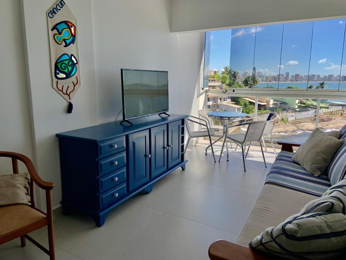 Apartamento Vista Do Mar, Pe Na Areia E Aguas Tranquilas, No Cento De Guarapari Esterno foto